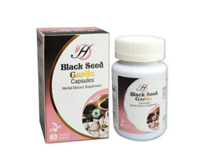 Black seed garlic capsules