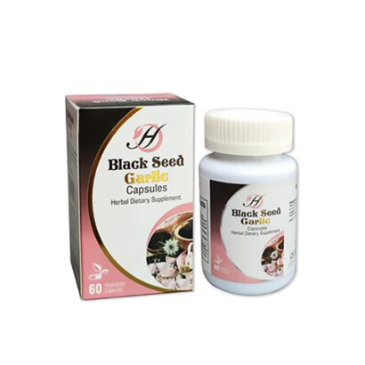 Black seed garlic capsules