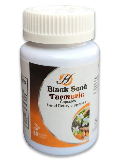 Black Seed & Turmeric Capsules 60 Pack Blackseed Cure
