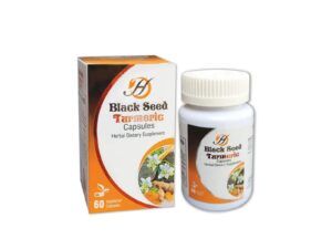 Black seed and turmaric capsules