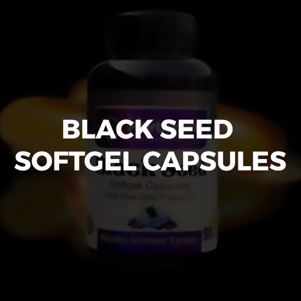 Black seed softgel capsules